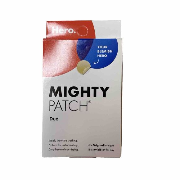 Hero Mighty Patch Duo Blemish Shields 6 Daytime 6 Nightime Brand New - Picture 1 of 4